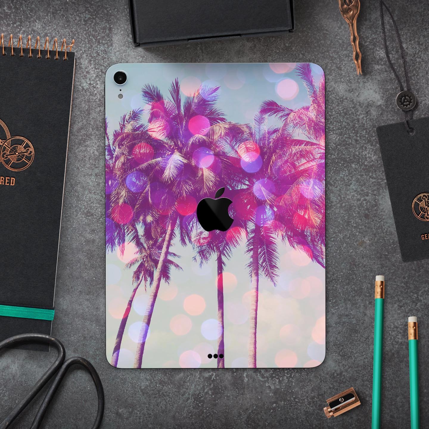 Hollywood Glamour Full Body Skin Decal for Apple iPad Pro 12.9", showcasing its stylish design and premium finish.