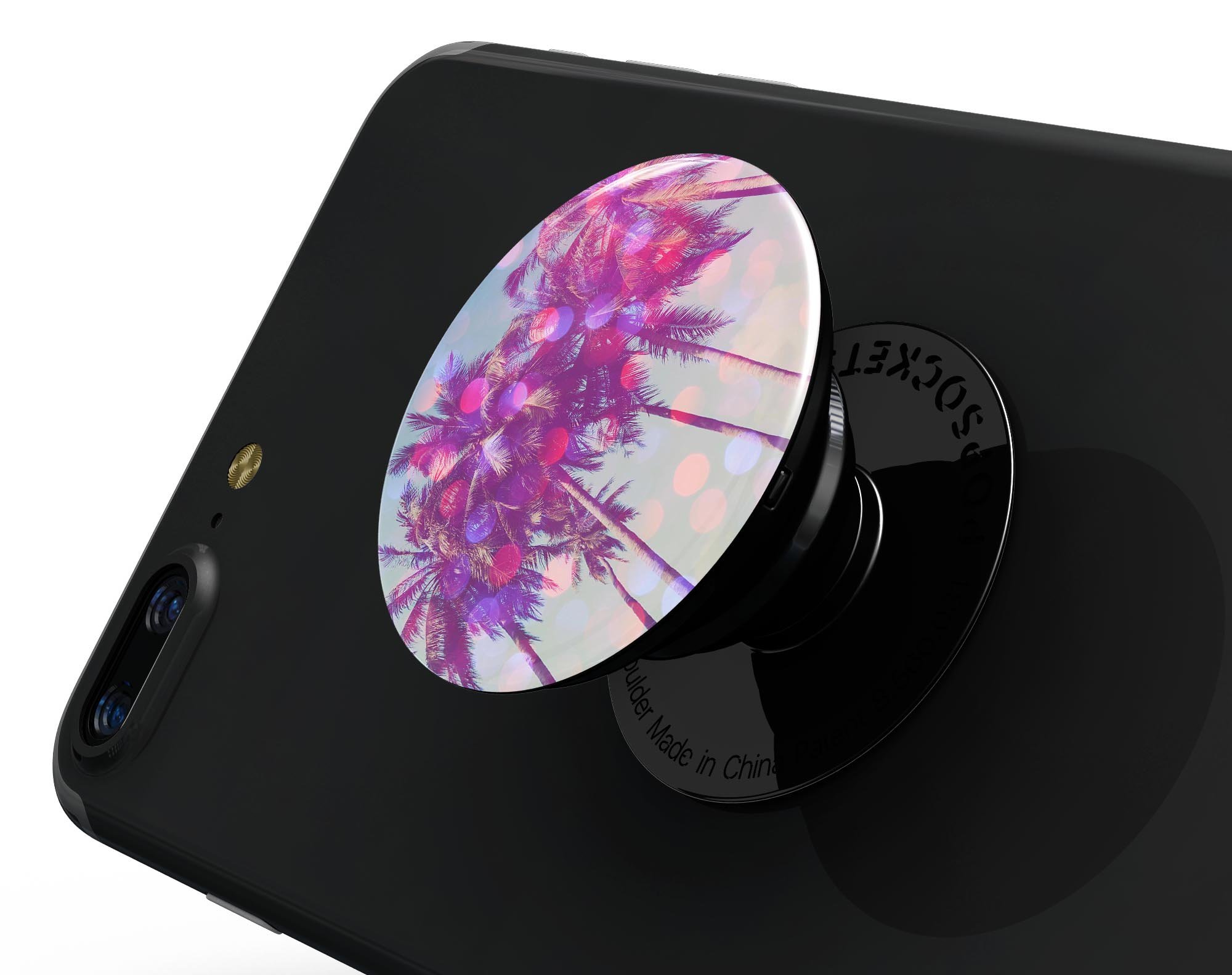 Hollywood Glamour Skin Kit for PopSockets featuring vibrant designs and premium vinyl material.