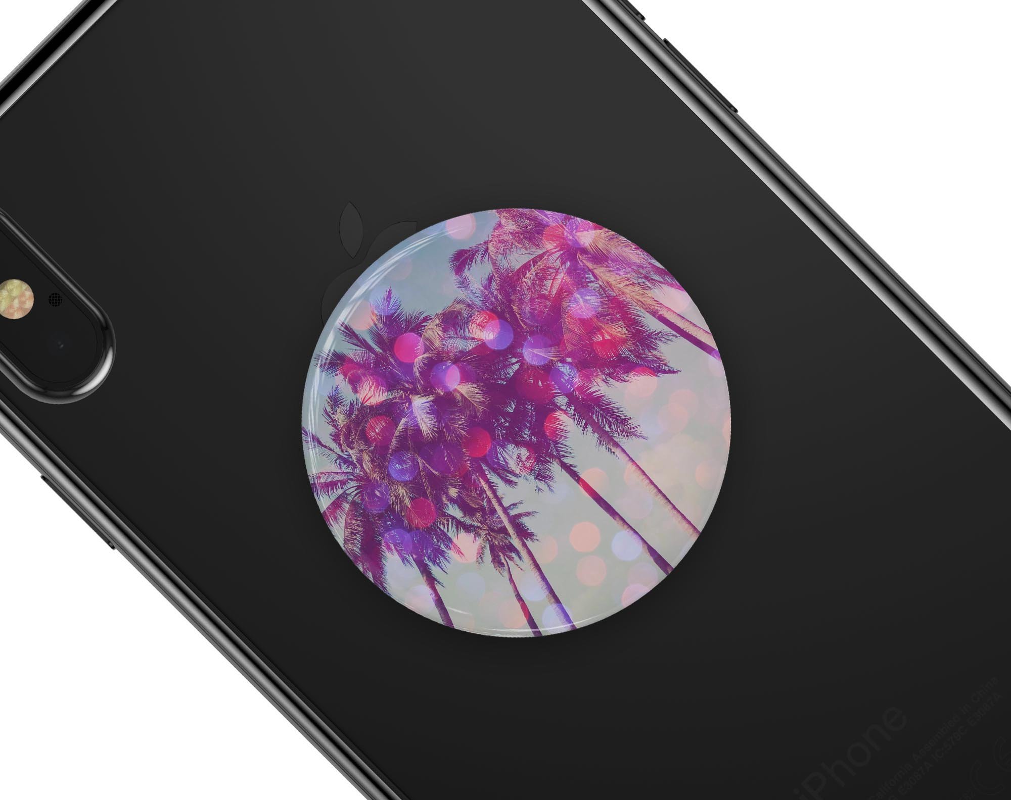 Hollywood Glamour Skin Kit for PopSockets featuring vibrant designs and premium vinyl material.