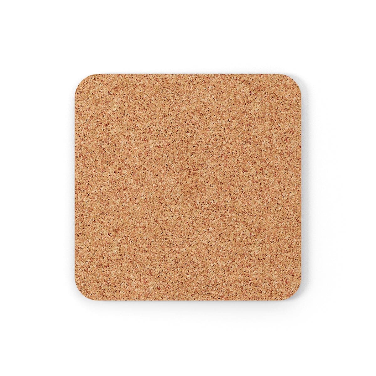 A stylish 4-piece coaster set featuring a high-gloss top and cork backing, perfect for home or office use.