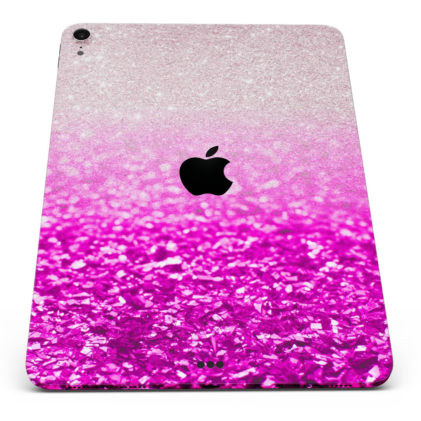 Pink glittery Apple iPad cover.