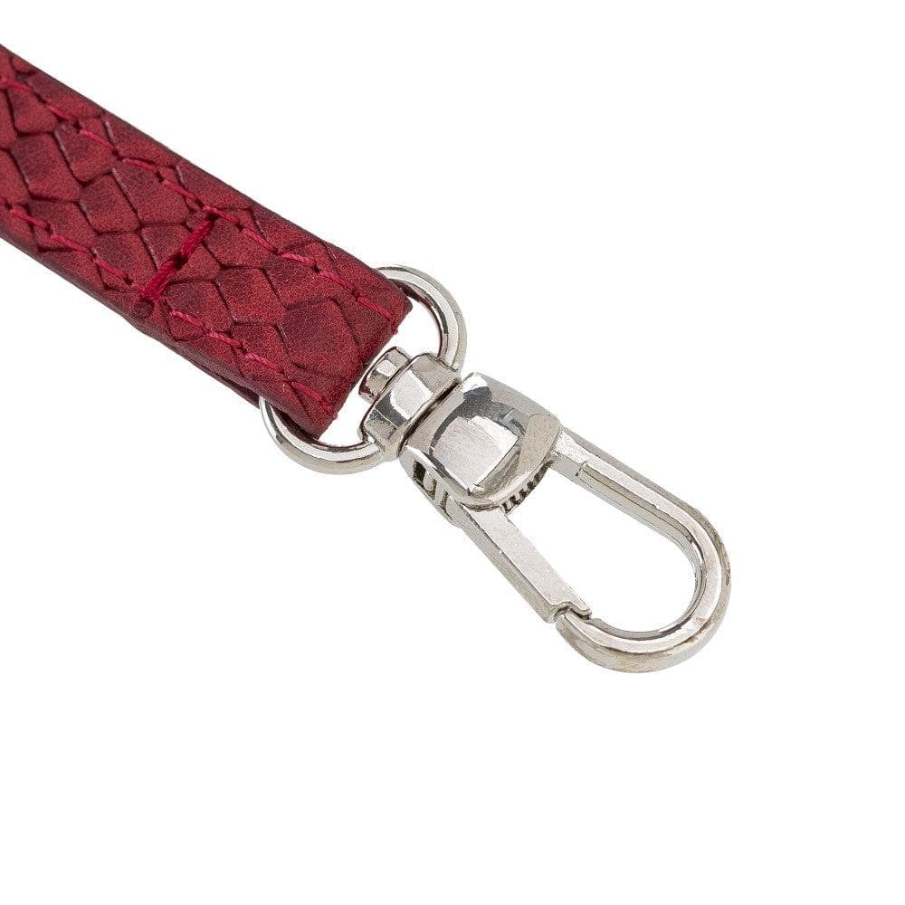 Bouletta iPhone 11 Series Leather Saff Umw Plain Strap in premium leather, showcasing its sleek design and personalization options.