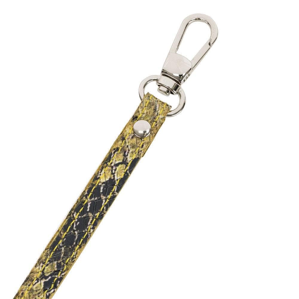 Bouletta iPhone 11 Series Leather Saff Umw Plain Strap in premium leather, showcasing its sleek design and personalization options.