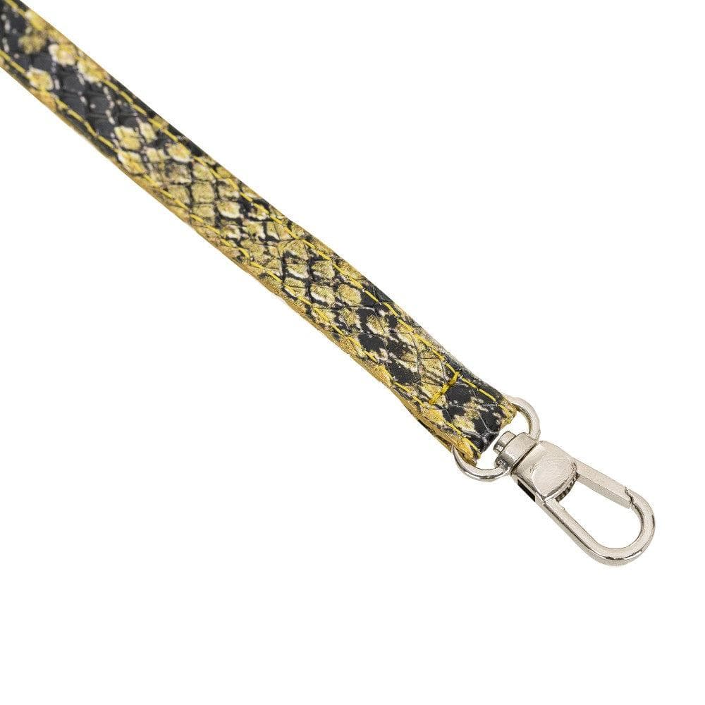 Bouletta iPhone 11 Series Leather Saff Umw Plain Strap in premium leather, showcasing its sleek design and personalization options.