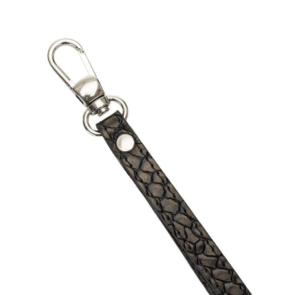 Bouletta iPhone 11 Series Leather Saff Umw Plain Strap in premium leather, showcasing its sleek design and personalization options.