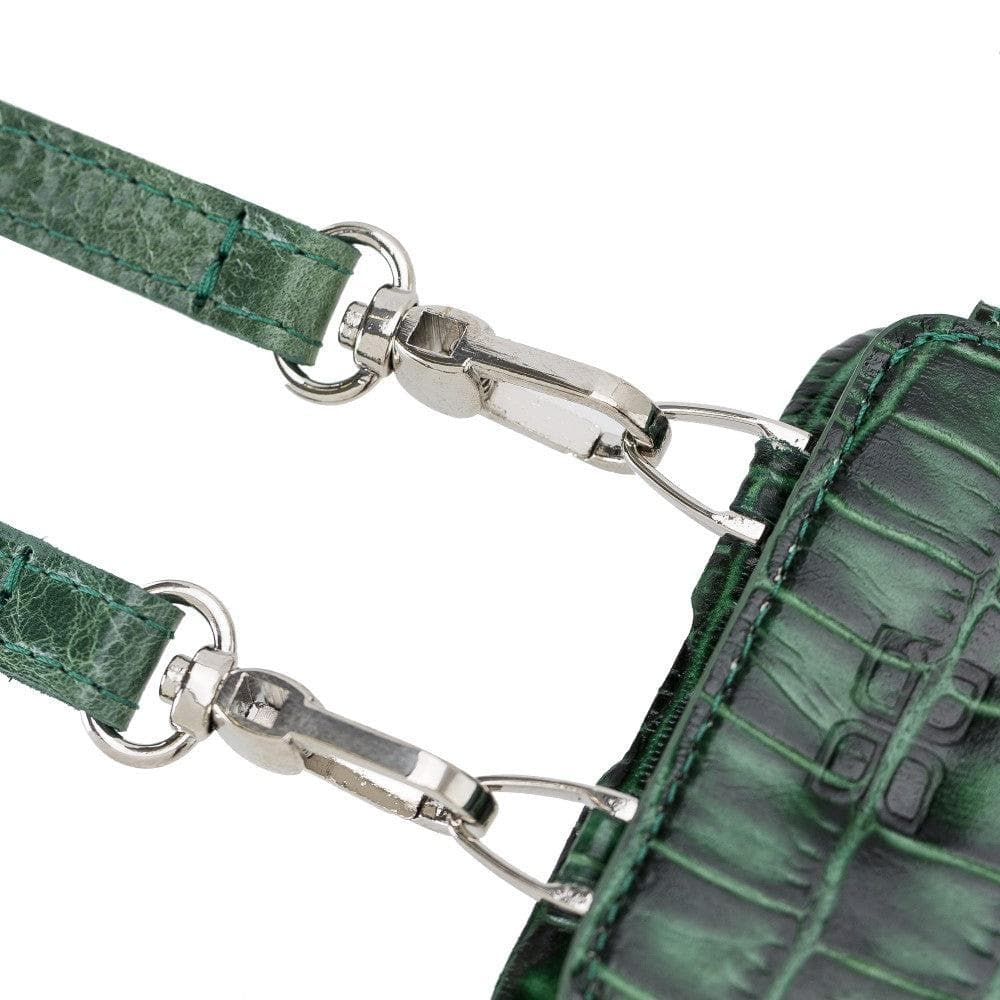 Bouletta iPhone 11 Series Leather Saff Umw Plain Strap in premium leather, showcasing its sleek design and personalization options.