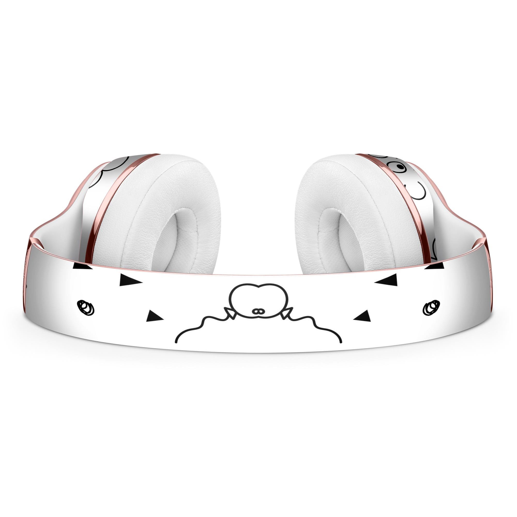 Joker, Clouds, and Balloon Doodle Full-Body Skin Kit for Beats by Dre Solo 3 Wireless Headphones, showcasing vibrant colors and unique design.