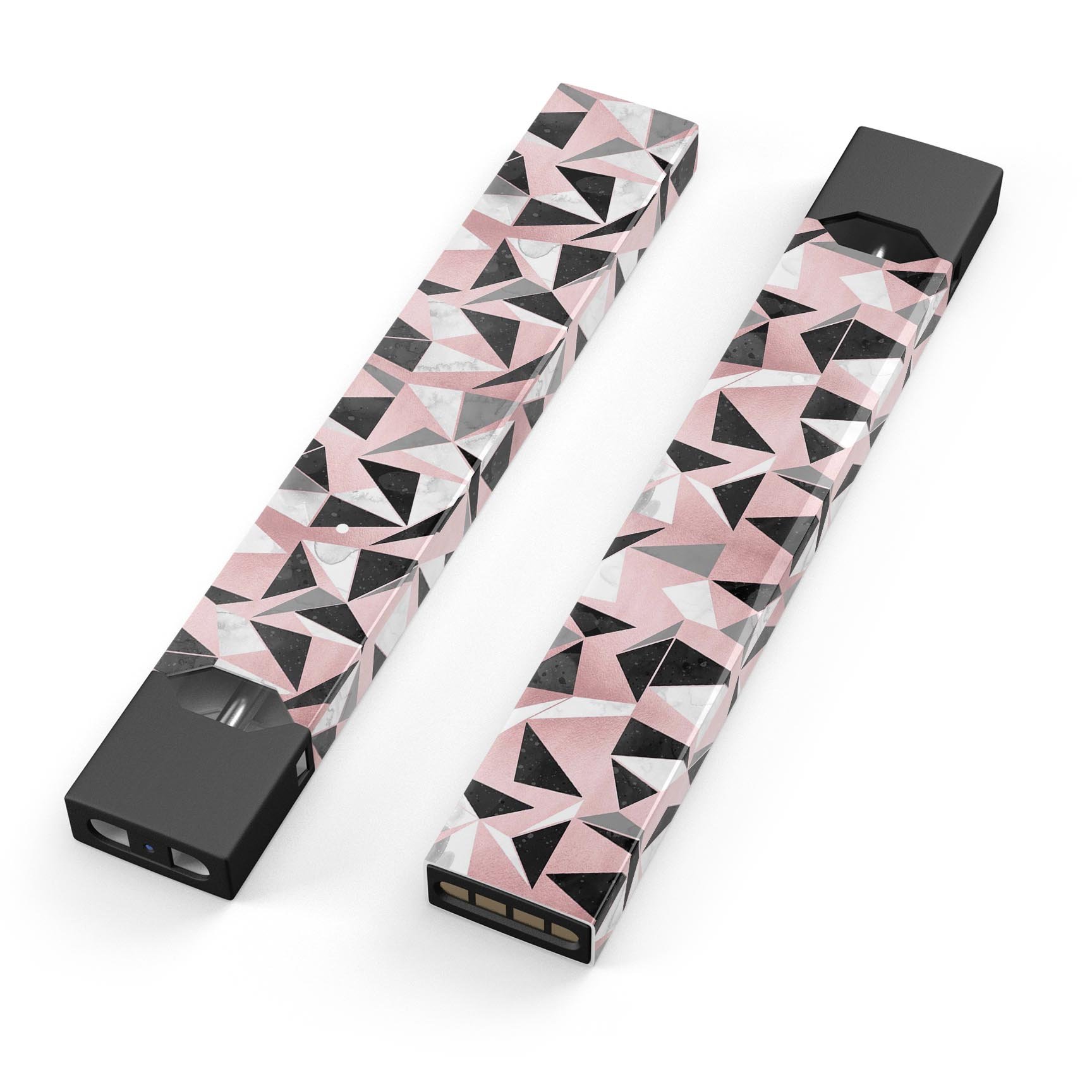 Karamfila Marble & Rose Gold skin-wrap for JUUL vaping device, showcasing its stylish design and protective features.