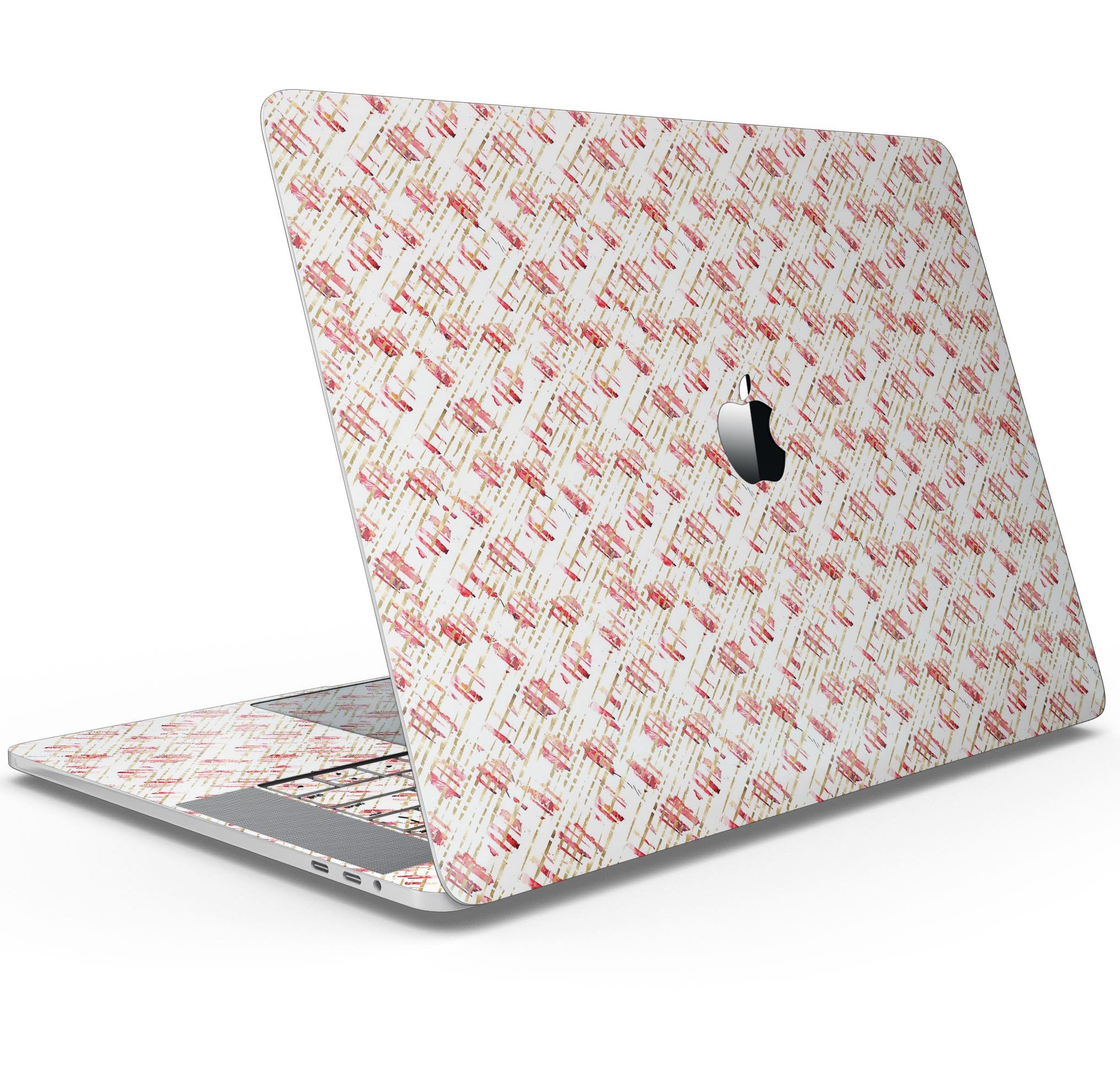 Karamfila Watercolo Poppies V19 skin decal wrap kit for MacBook, featuring vibrant poppy design and premium vinyl material.