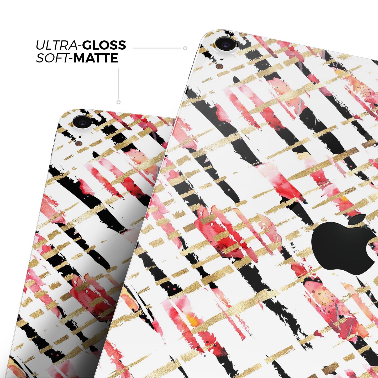 Karamfila Watercolo Poppies V21 full-body skin decal for Apple devices, featuring vibrant poppy design and premium 3M materials.