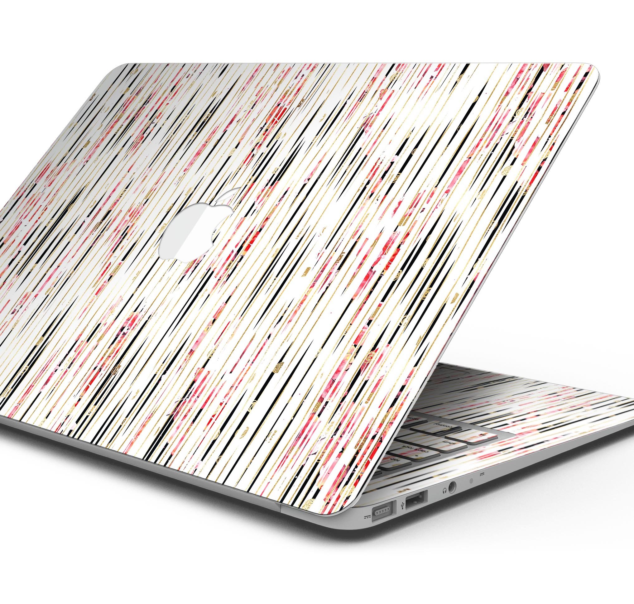 Karamfila Watercolo Poppies V23 skin decal wrap kit for MacBook, featuring vibrant poppy design and premium vinyl material.