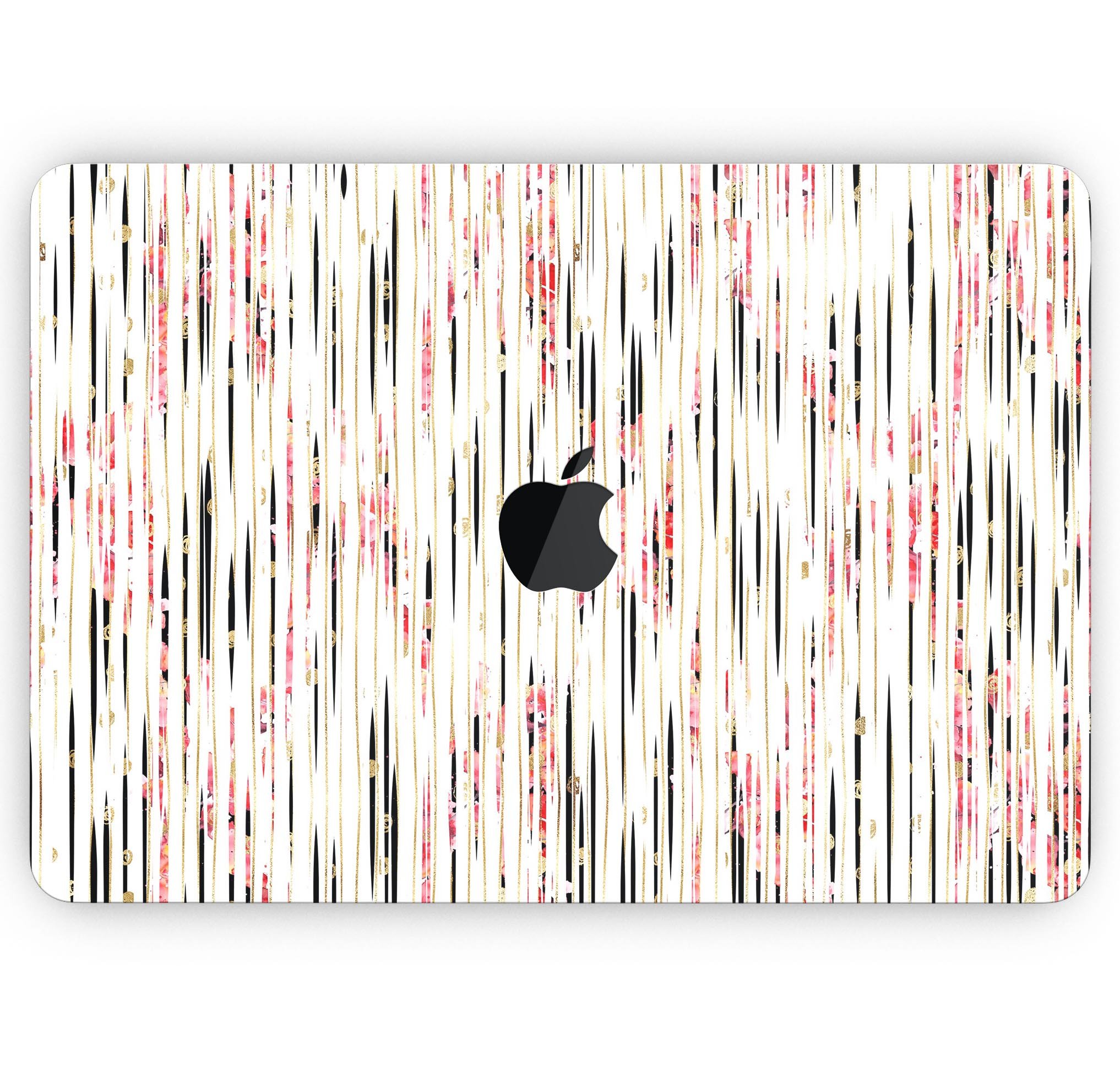 Karamfila Watercolo Poppies V23 skin decal wrap kit for MacBook, featuring vibrant poppy design and premium vinyl material.