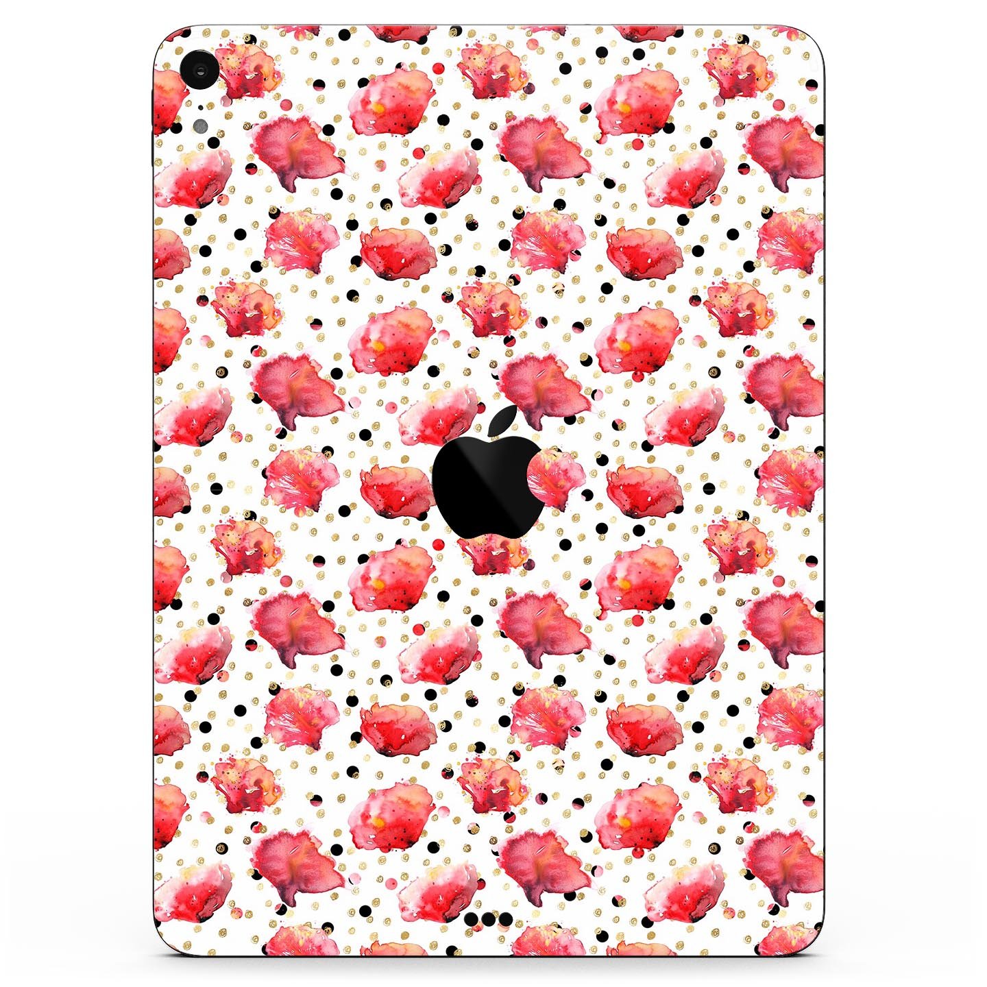 Karamfila Watercolo Poppies V3 full body skin decal for Apple devices, featuring vibrant poppy design and premium 3M materials.