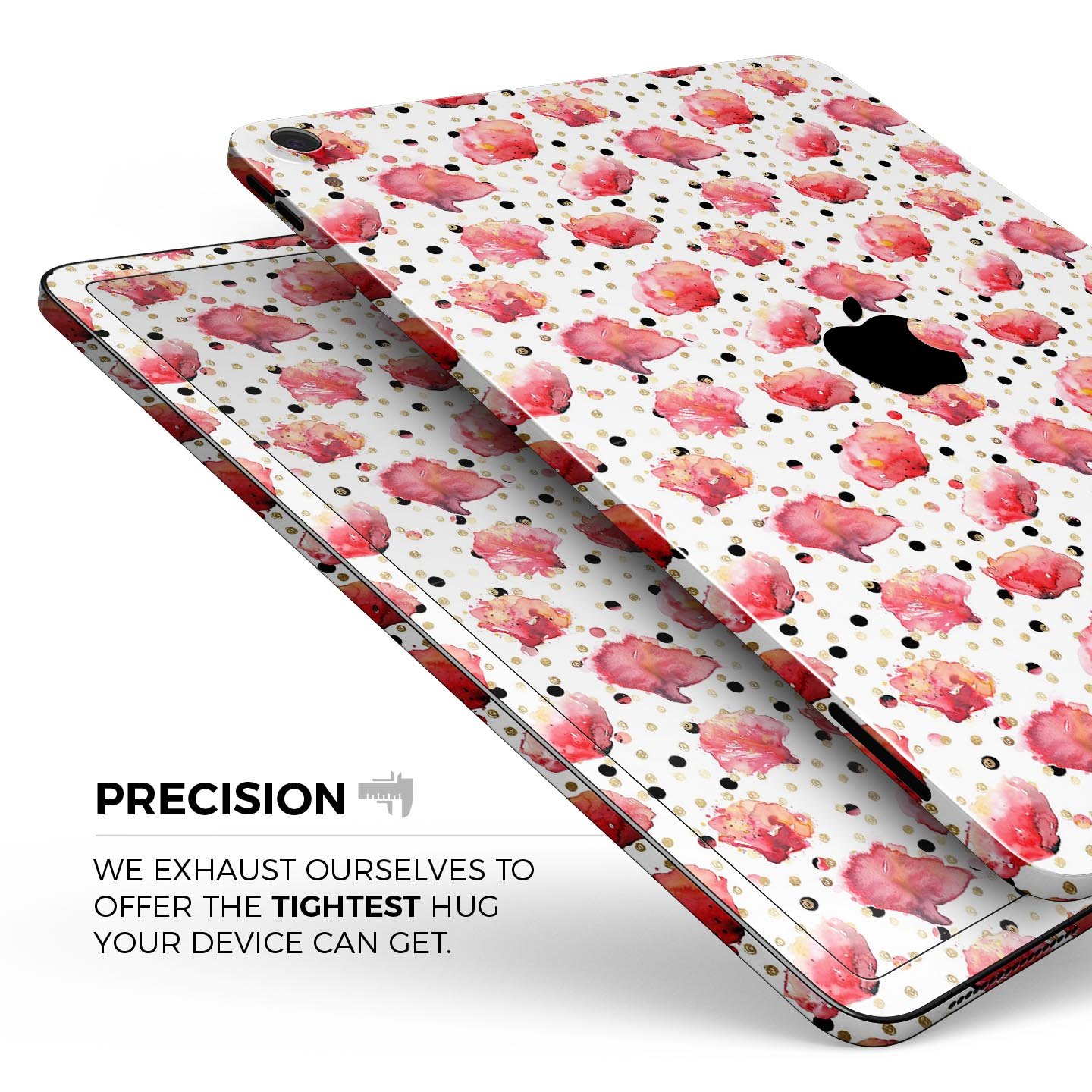 Karamfila Watercolo Poppies V3 full body skin decal for Apple devices, featuring vibrant poppy design and premium 3M materials.
