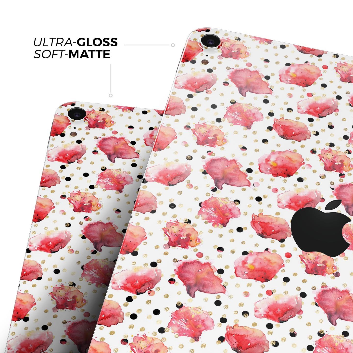 Karamfila Watercolo Poppies V3 full body skin decal for Apple devices, featuring vibrant poppy design and premium 3M materials.