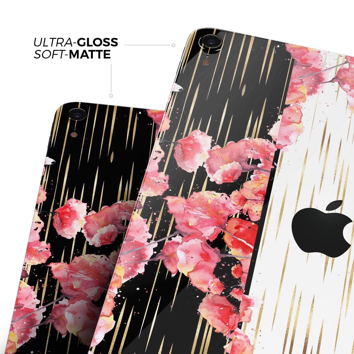 Karamfila Watercolo Poppies V5 full body skin decal for Apple devices, featuring vibrant poppy design and premium 3M materials.