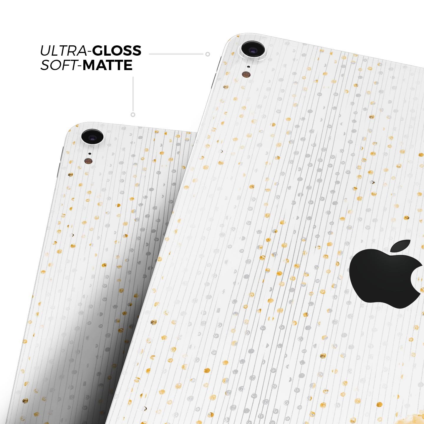 Karamfila Yellow & Gray Floral V7 full body skin decal for Apple devices, showcasing a vibrant floral design with premium 3M materials.