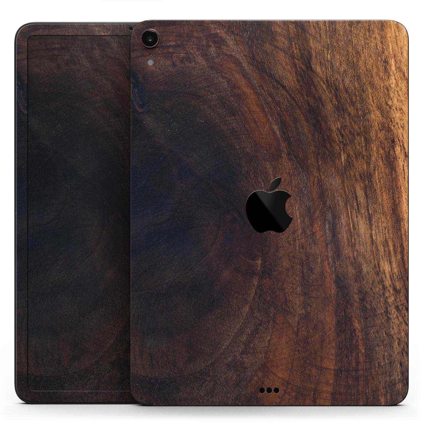 Knotted Rich Wood Plank skin decal for Apple iPad Pro, showcasing a natural wood texture and premium finish.