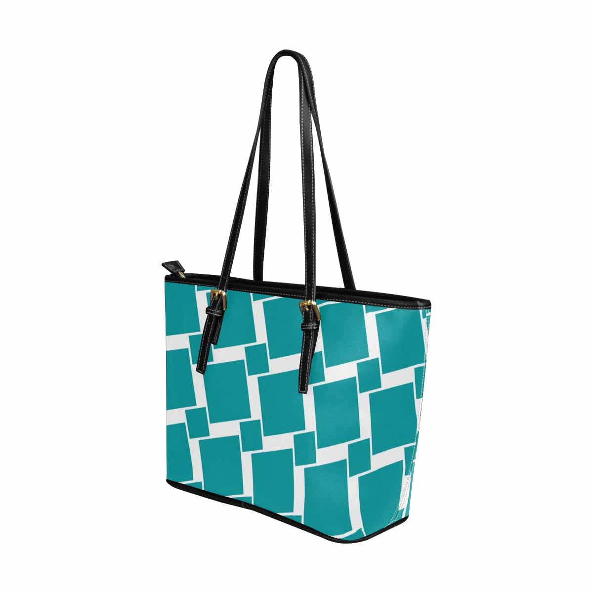 Large Leather Tote Shoulder Bag in elegant design, showcasing durable PU leather and spacious interior.
