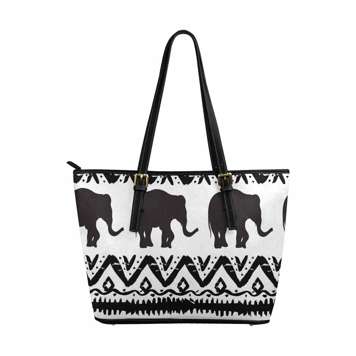 Large Leather Tote Shoulder Bag in elegant design, featuring durable PU leather, spacious interior, and adjustable shoulder straps.