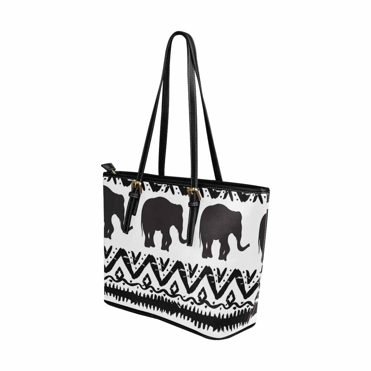 Large Leather Tote Shoulder Bag in elegant design, featuring durable PU leather, spacious interior, and adjustable shoulder straps.