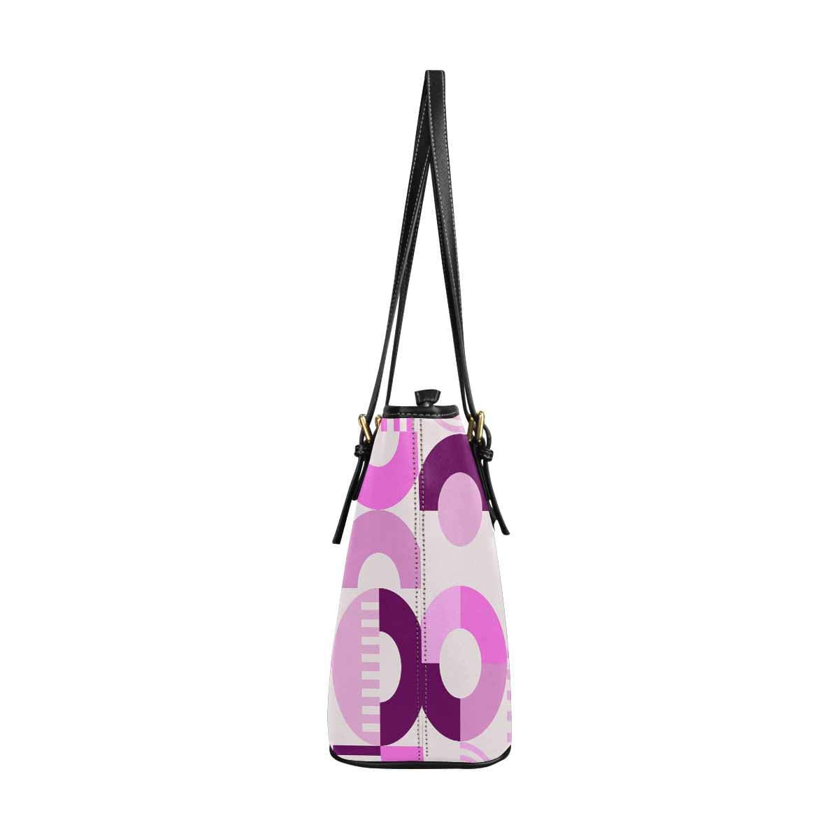 Large Leather Tote Shoulder Bag in multicolor, showcasing its spacious design and adjustable straps, perfect for everyday use.