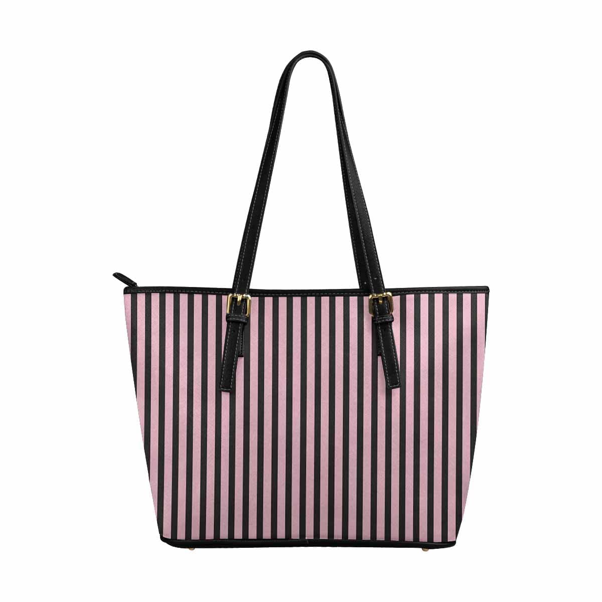 Large Leather Tote Shoulder Bag in multicolor, showcasing its spacious design and adjustable straps.