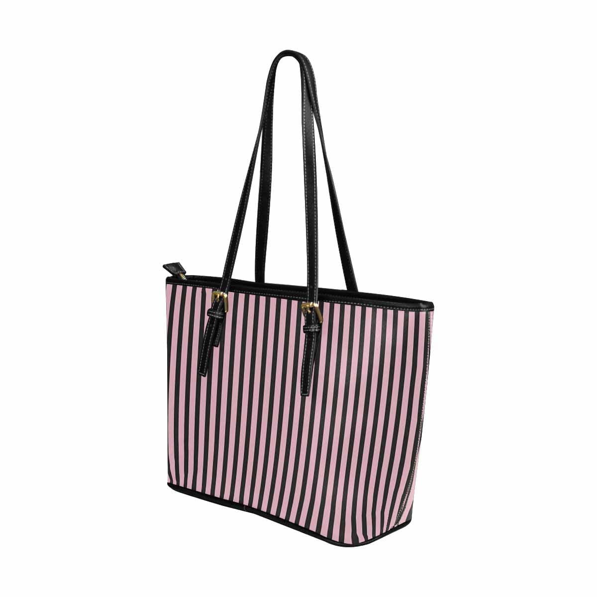 Large Leather Tote Shoulder Bag in multicolor, showcasing its spacious design and adjustable straps.