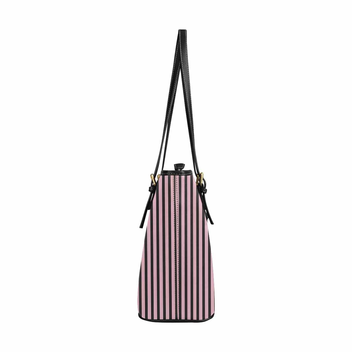 Large Leather Tote Shoulder Bag in multicolor, showcasing its spacious design and adjustable straps.