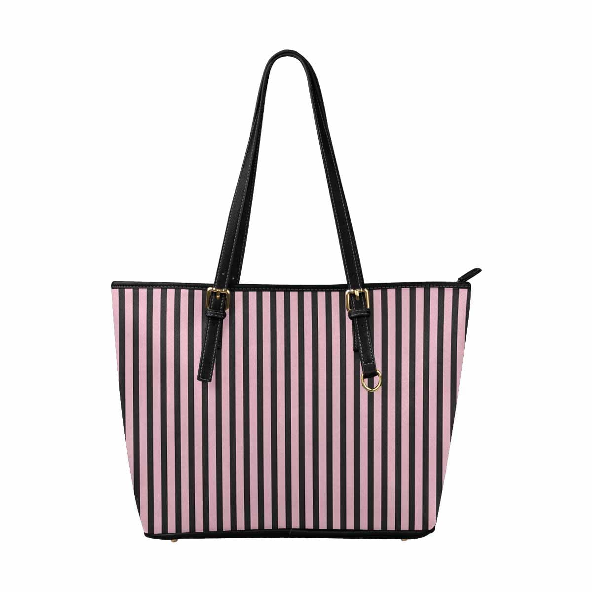 Large Leather Tote Shoulder Bag in multicolor, showcasing its spacious design and adjustable straps.