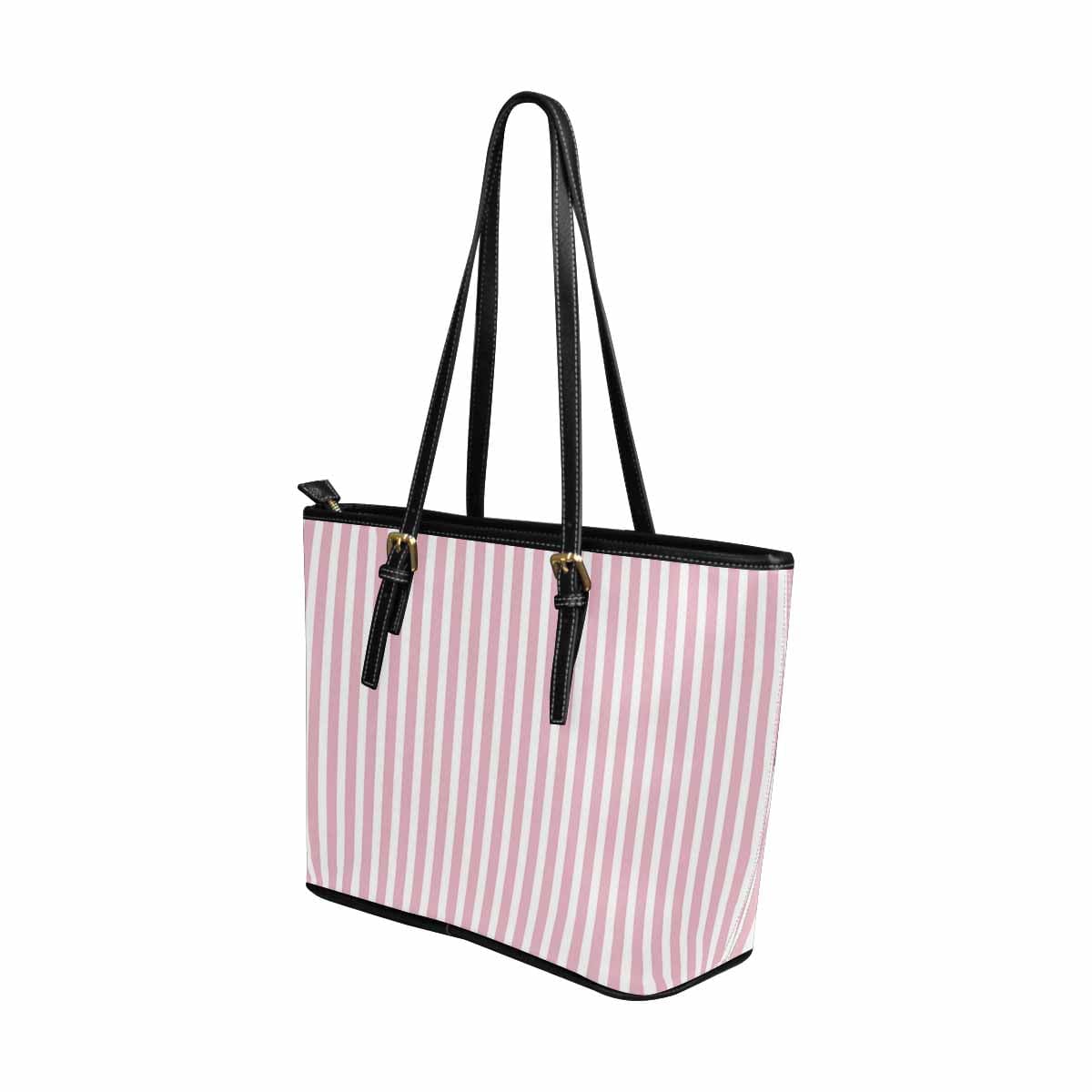 Large Leather Tote Shoulder Bag in multicolor, showcasing its spacious design and adjustable straps.