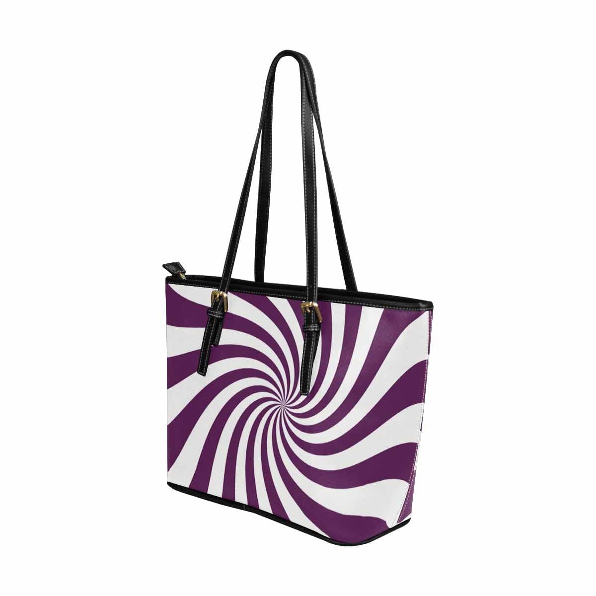 Large Leather Tote Shoulder Bag in multicolor, showcasing its spacious design and stylish appearance.