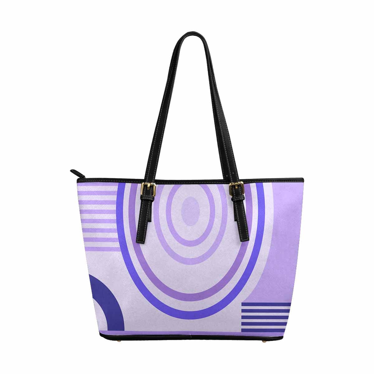 Large Leather Tote Shoulder Bag in multicolor, showcasing its spacious design and durable PU leather material.