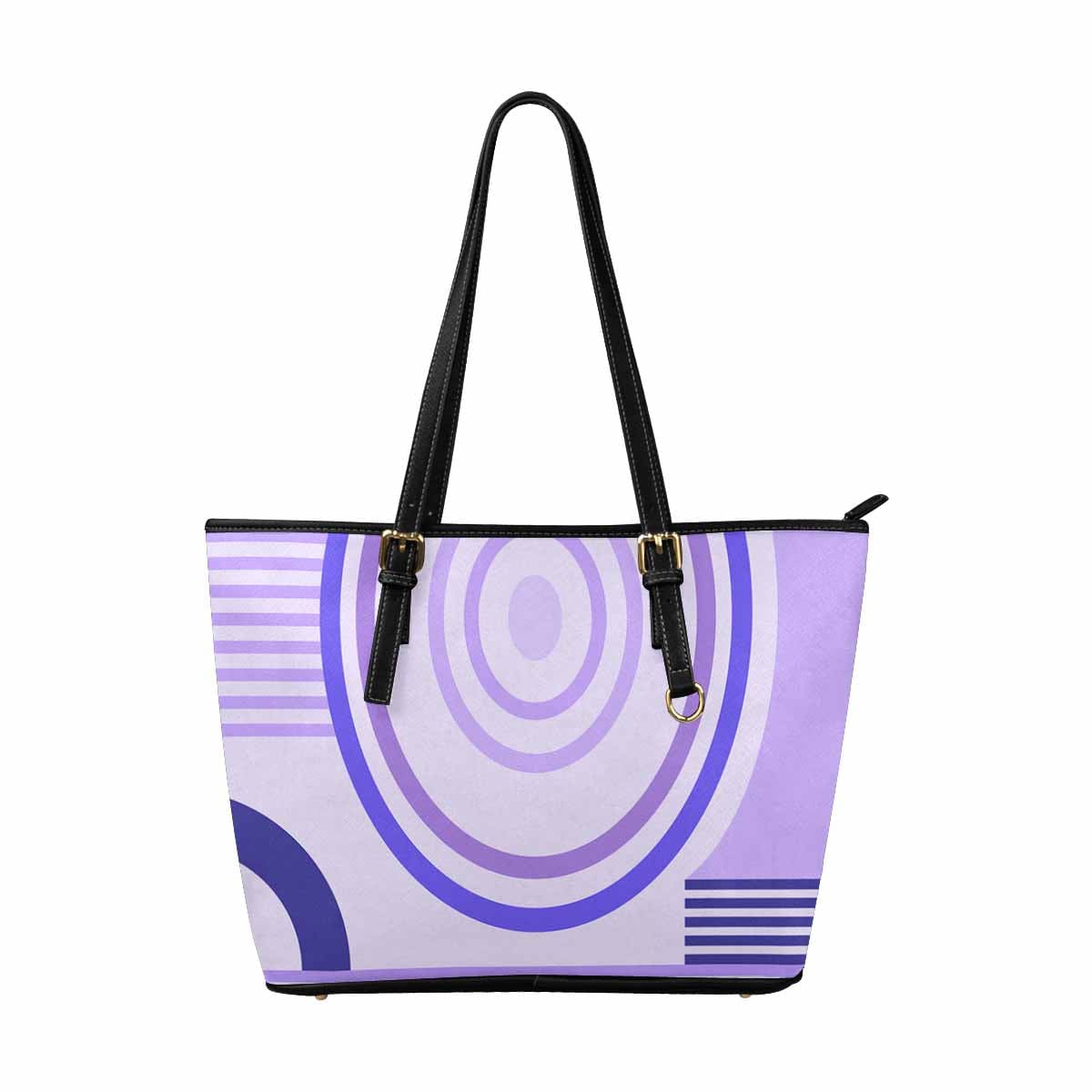 Large Leather Tote Shoulder Bag in multicolor, showcasing its spacious design and durable PU leather material.