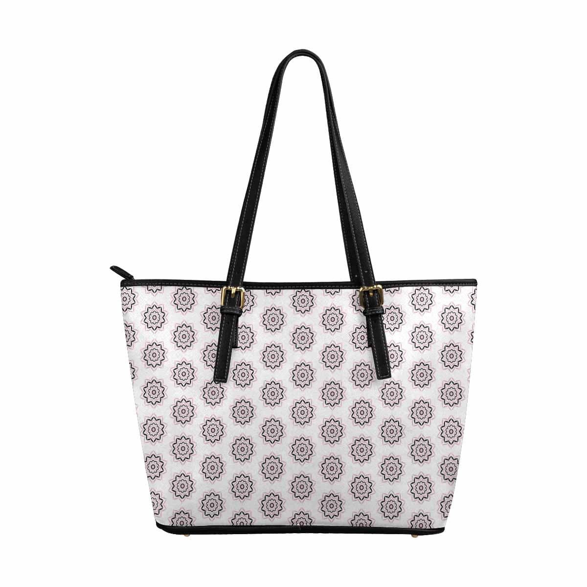 Large Leather Tote Shoulder Bag in multicolor, showcasing its spacious design and durable PU leather material.