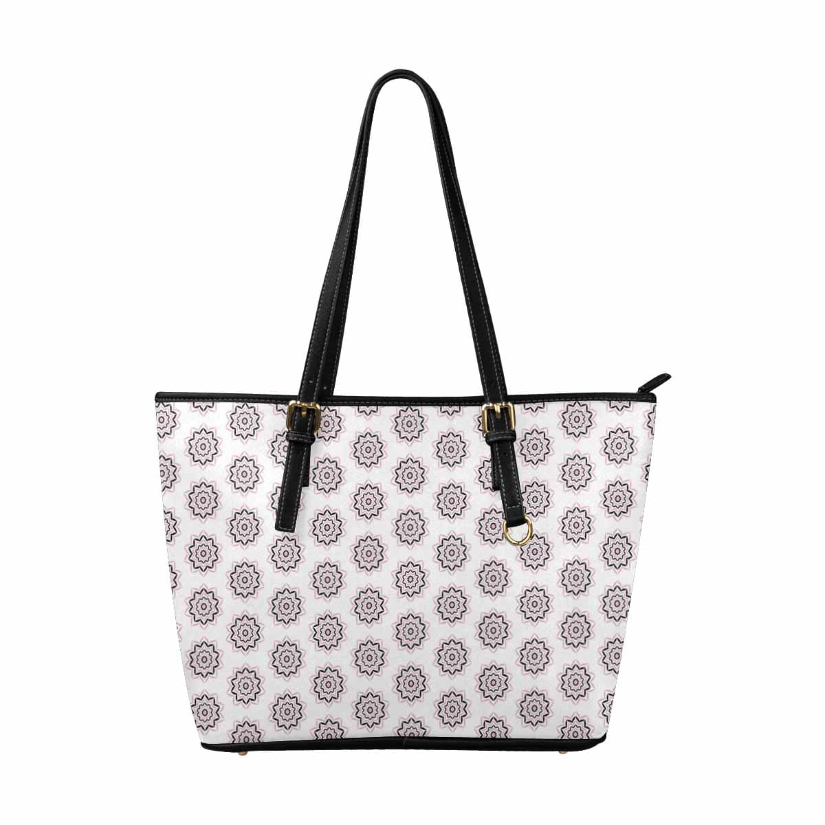 Large Leather Tote Shoulder Bag in multicolor, showcasing its spacious design and durable PU leather material.