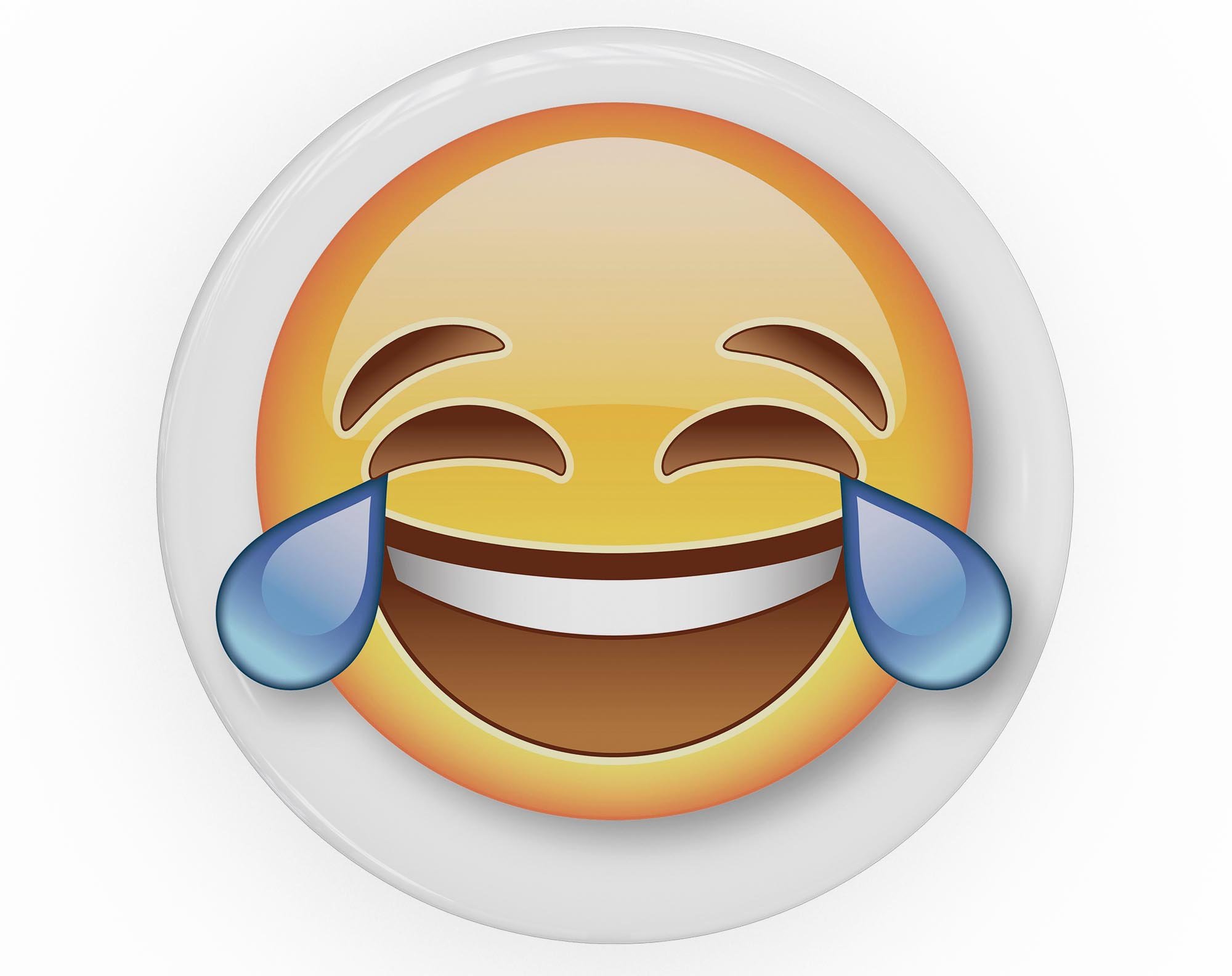 Laugh Tears Emoticon Emoji Skin Kit for PopSockets, featuring a vibrant design on premium vinyl for durability and style.