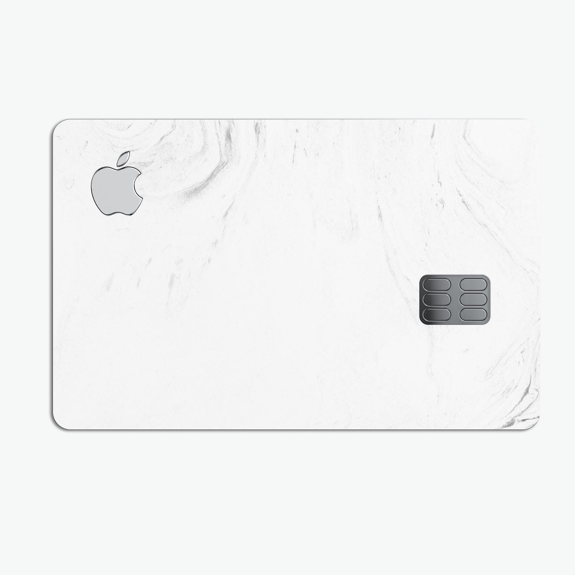 Light 19 Textured Marble decal skin-kit for Apple Card, showcasing premium vinyl design and protective features.