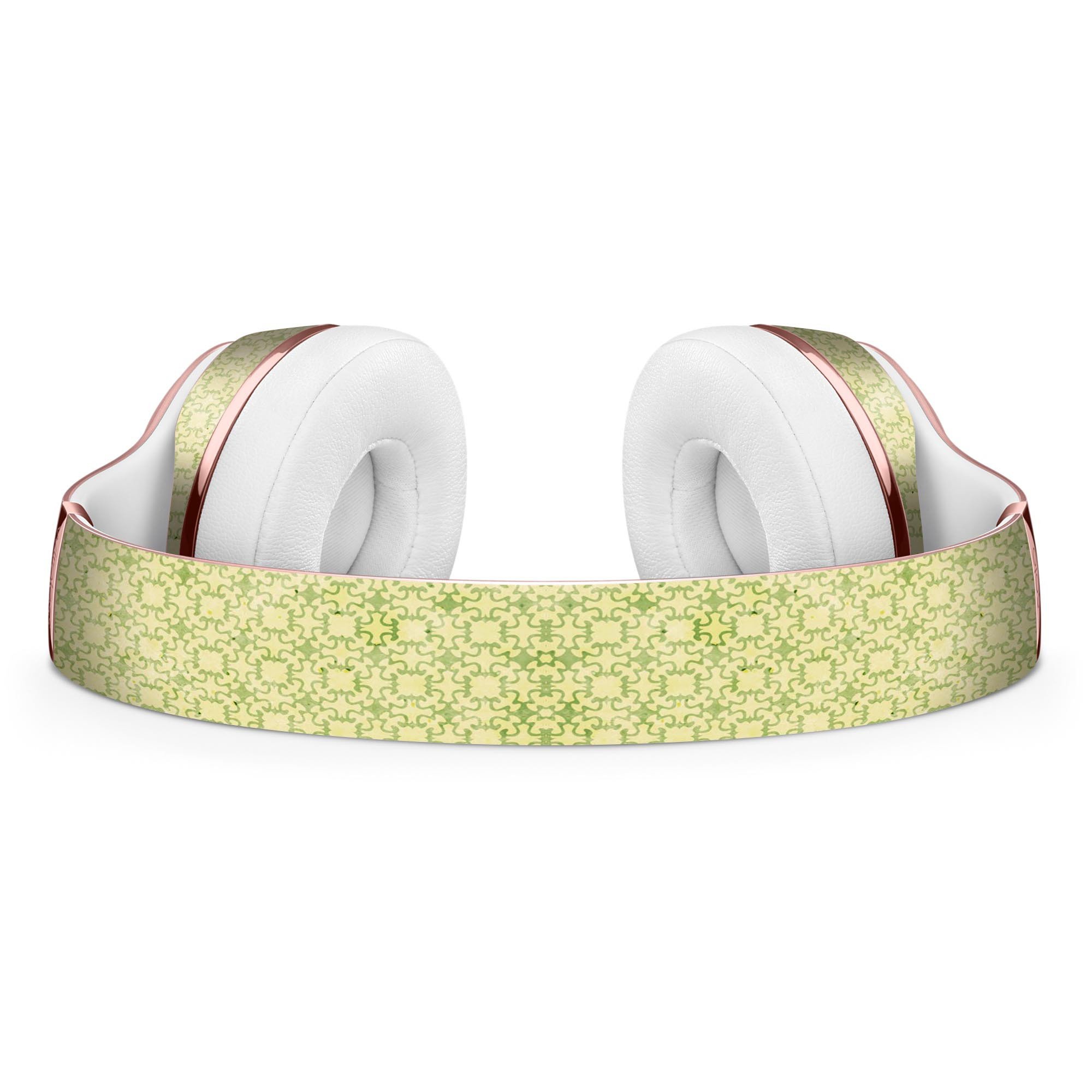 Light Green Grunge Micro Square Pattern Skin Kit for Beats by Dre Solo 3 Wireless Headphones, showcasing a stylish design and premium quality.