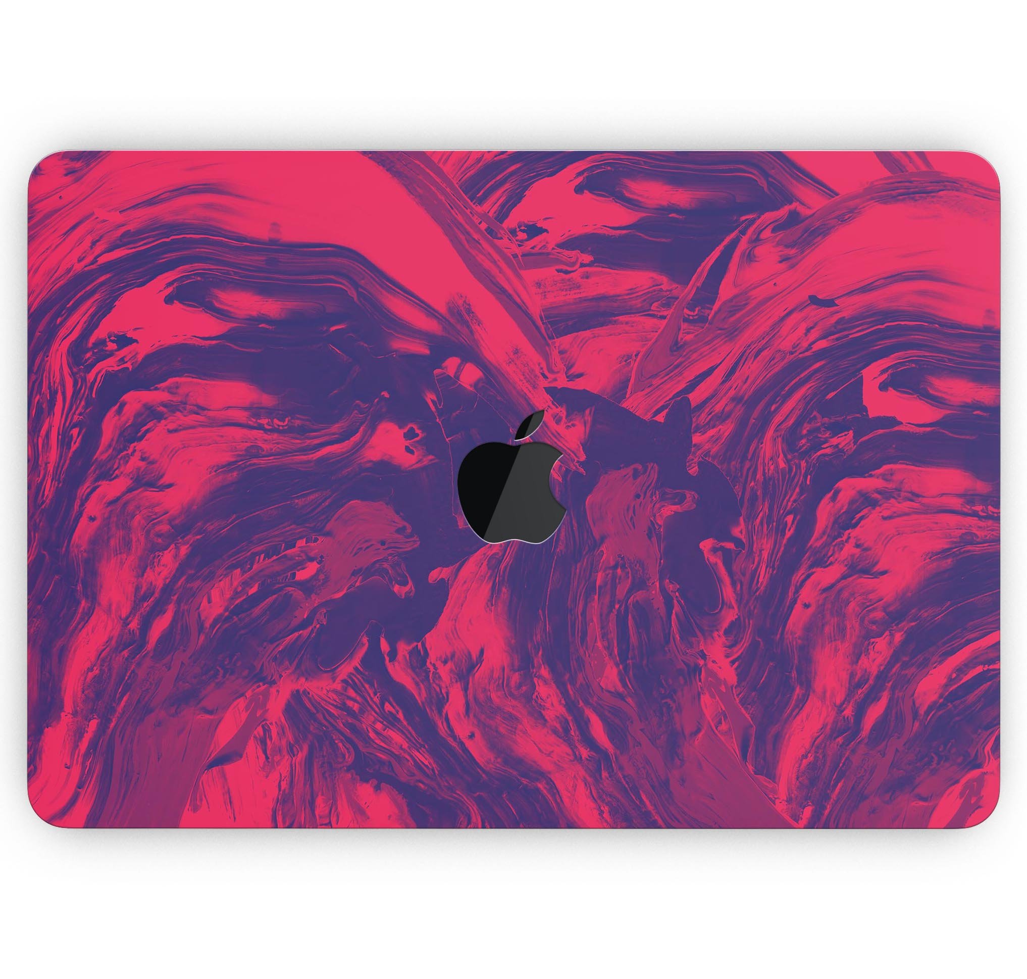 Liquid Abstract Paint Remix V11 skin decal wrap kit for MacBook, showcasing vibrant abstract design and premium vinyl material.