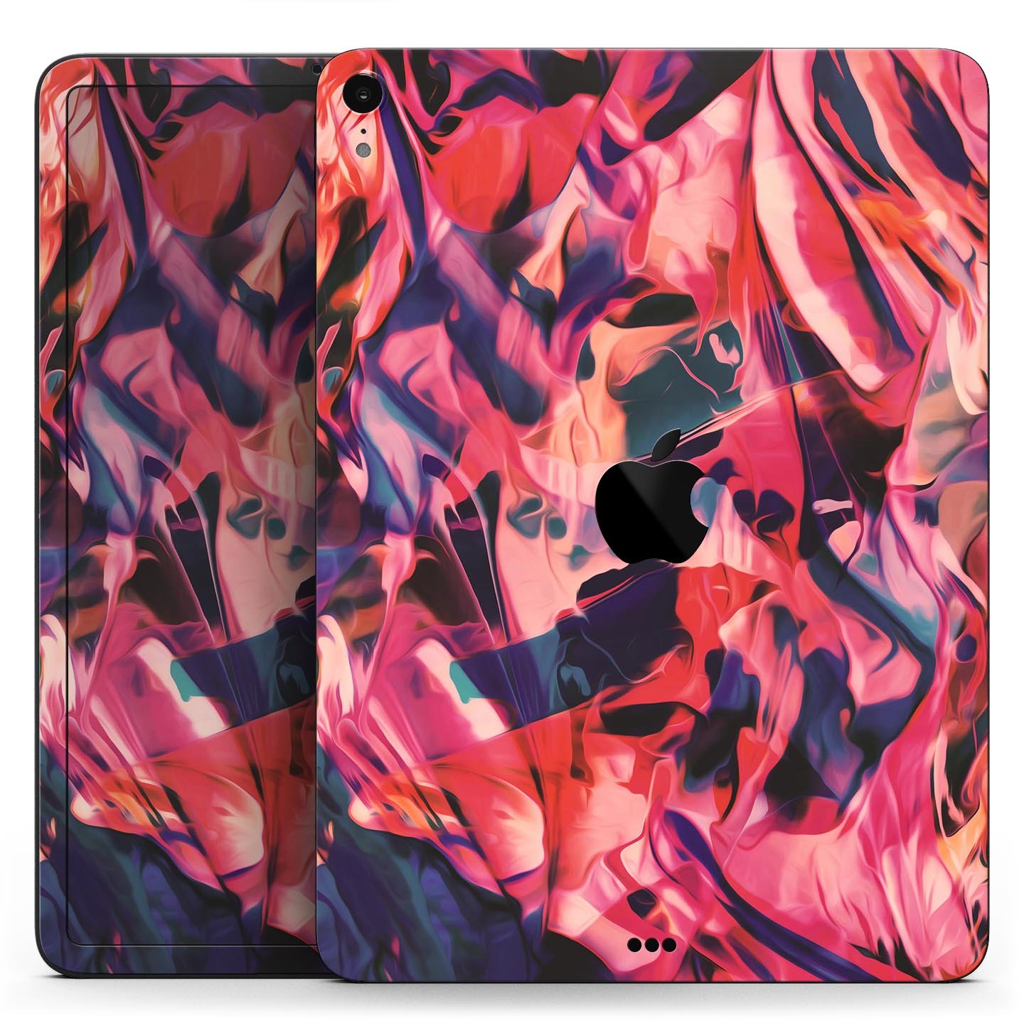 Liquid Abstract Paint Remix V35 full body skin decal for Apple devices, showcasing vibrant abstract design and premium 3M material.