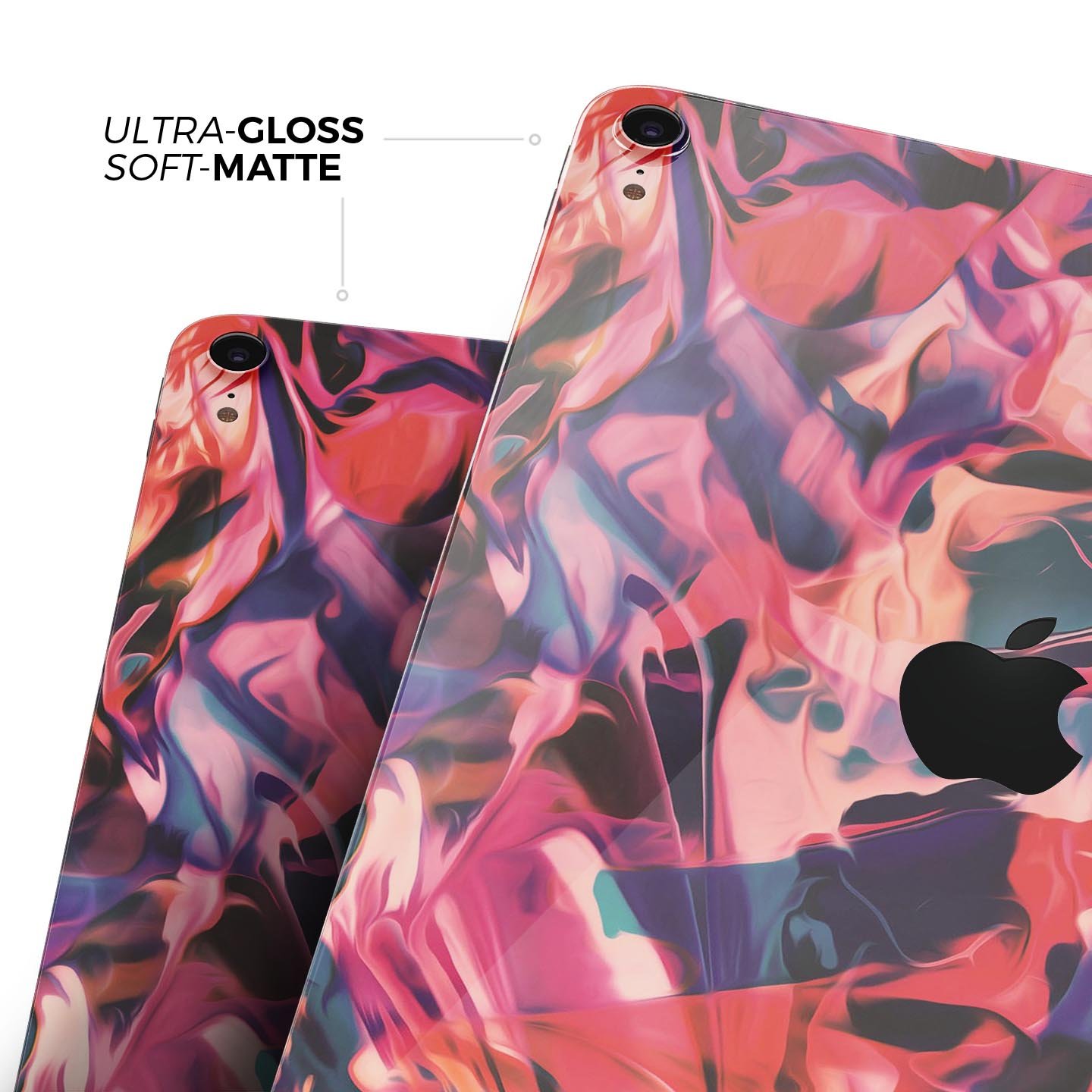 Liquid Abstract Paint Remix V35 full body skin decal for Apple devices, showcasing vibrant abstract design and premium 3M material.