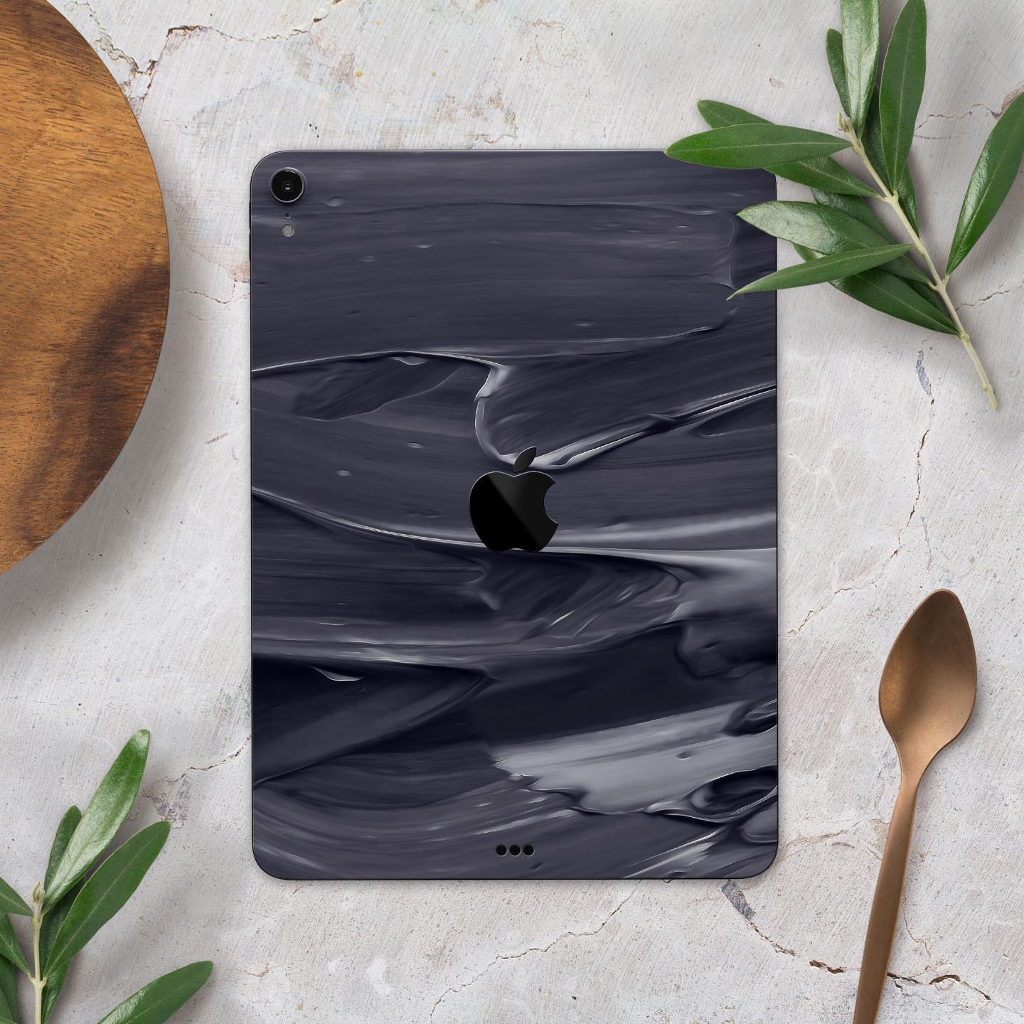 Liquid Abstract Paint Remix V38 full body skin decal for Apple devices, showcasing vibrant abstract design and premium 3M material.