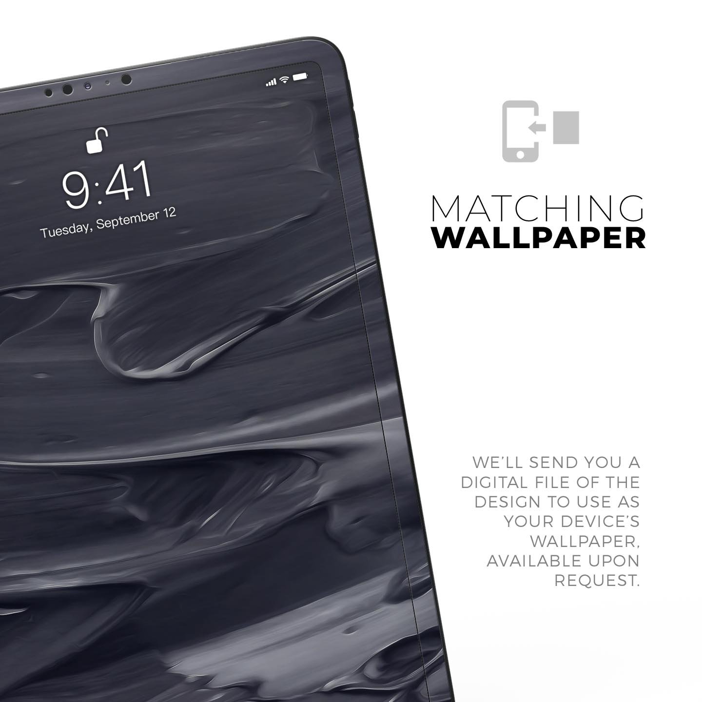 Liquid Abstract Paint Remix V38 full body skin decal for Apple devices, showcasing vibrant abstract design and premium 3M material.