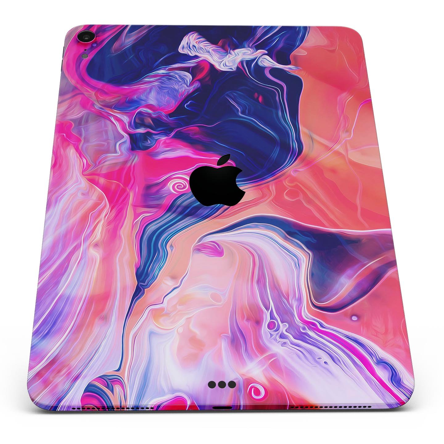 Liquid Abstract Paint Remix V44 full body skin decal for Apple devices, showcasing vibrant abstract design and premium 3M material.