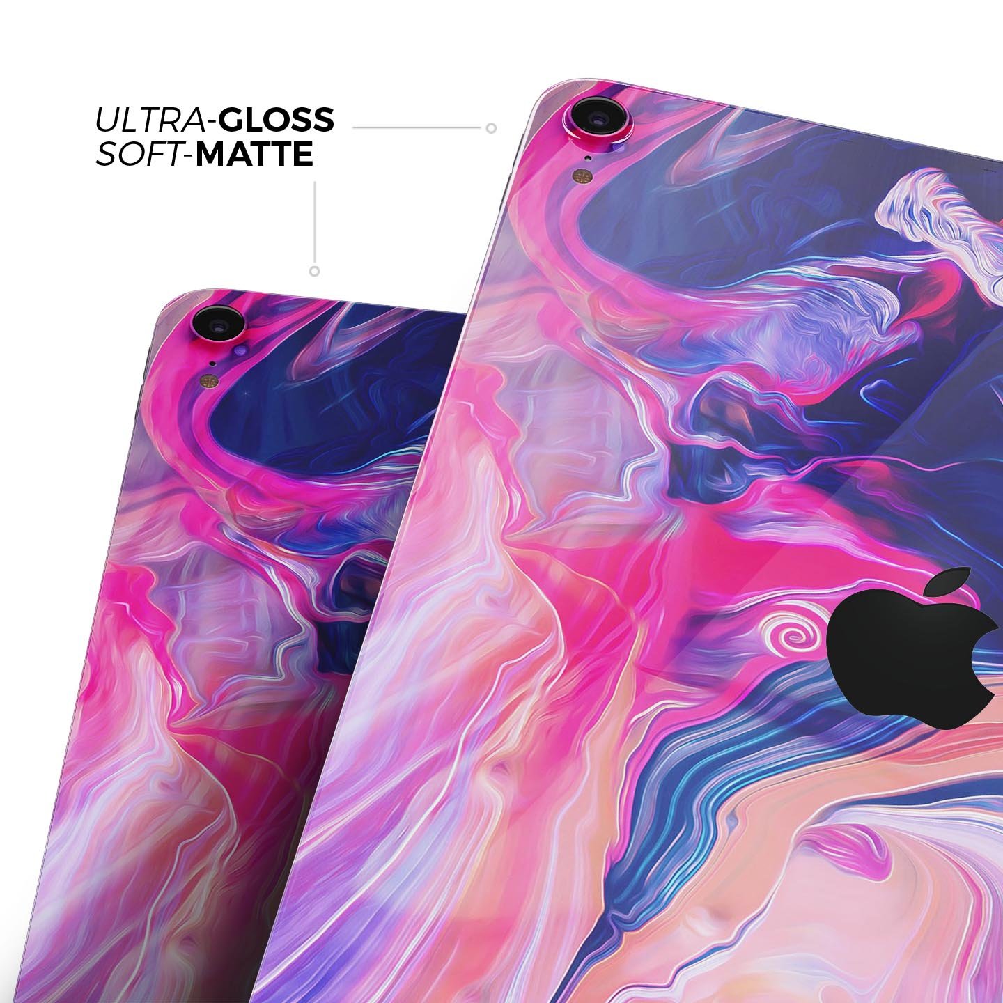 Liquid Abstract Paint Remix V44 full body skin decal for Apple devices, showcasing vibrant abstract design and premium 3M material.