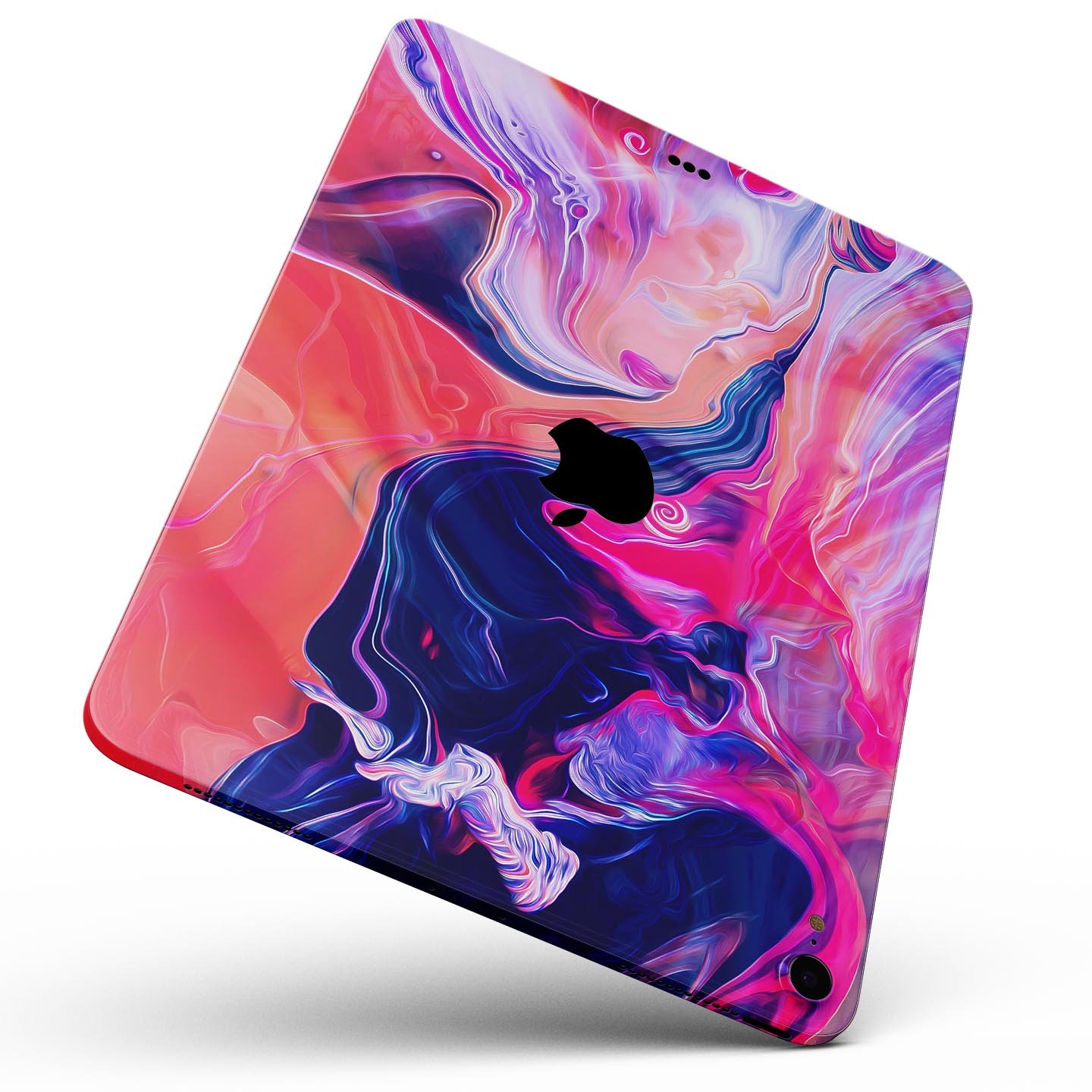 Liquid Abstract Paint Remix V44 full body skin decal for Apple devices, showcasing vibrant abstract design and premium 3M material.