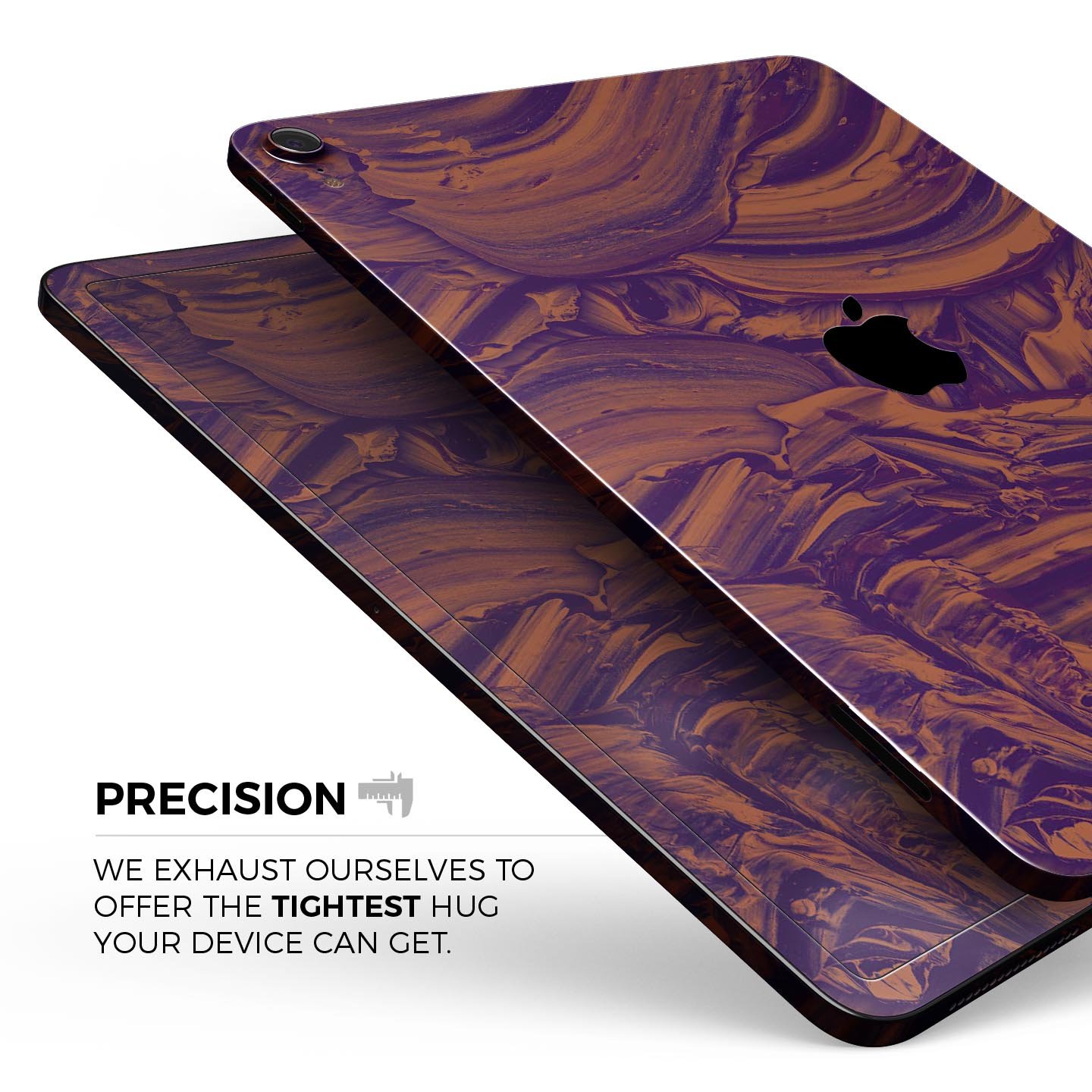 Liquid Abstract Paint Remix V47 full body skin decal for Apple devices, showcasing vibrant colors and a sleek design.