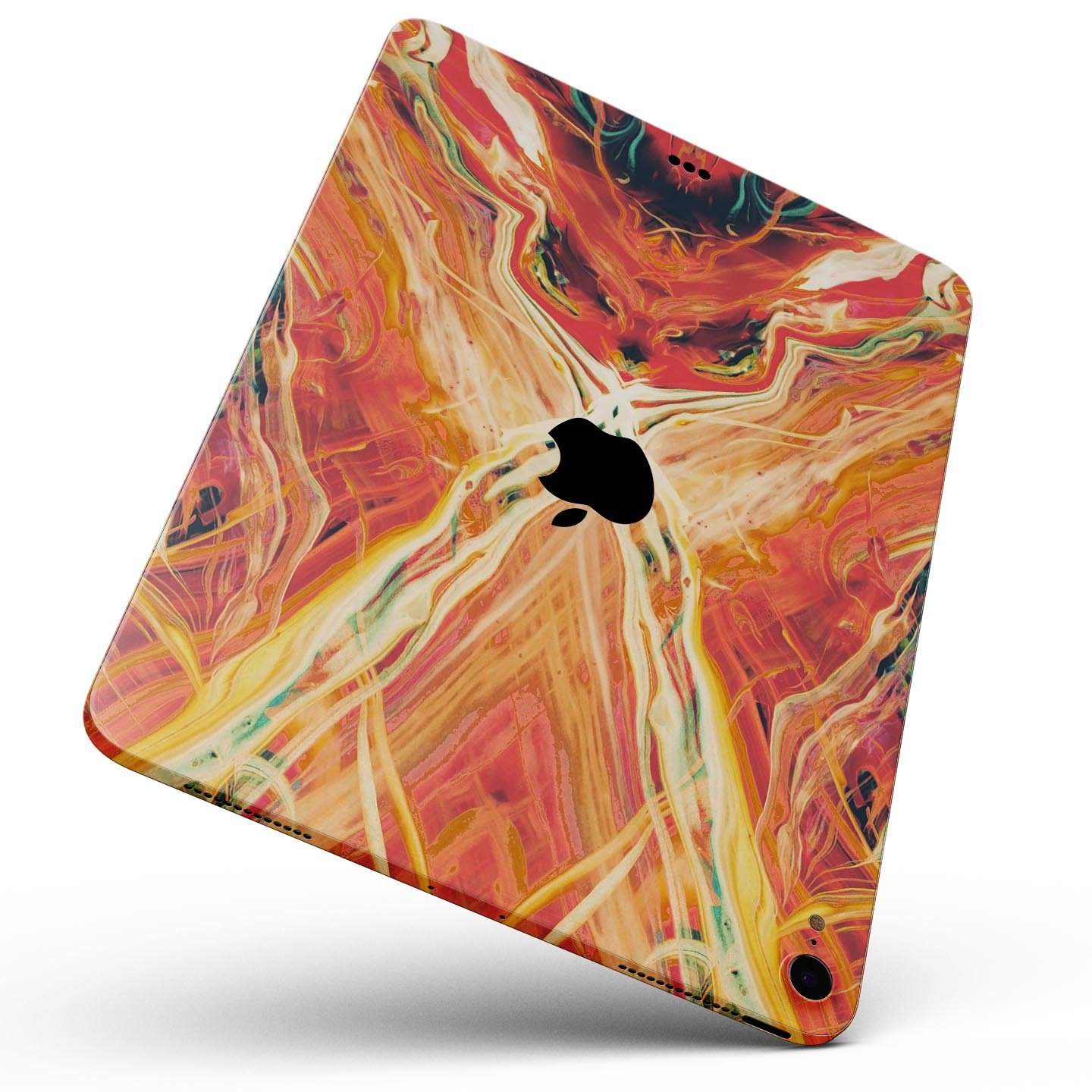 Liquid Abstract Paint Remix V59 full body skin decal for Apple devices, showcasing vibrant abstract design and premium 3M material.