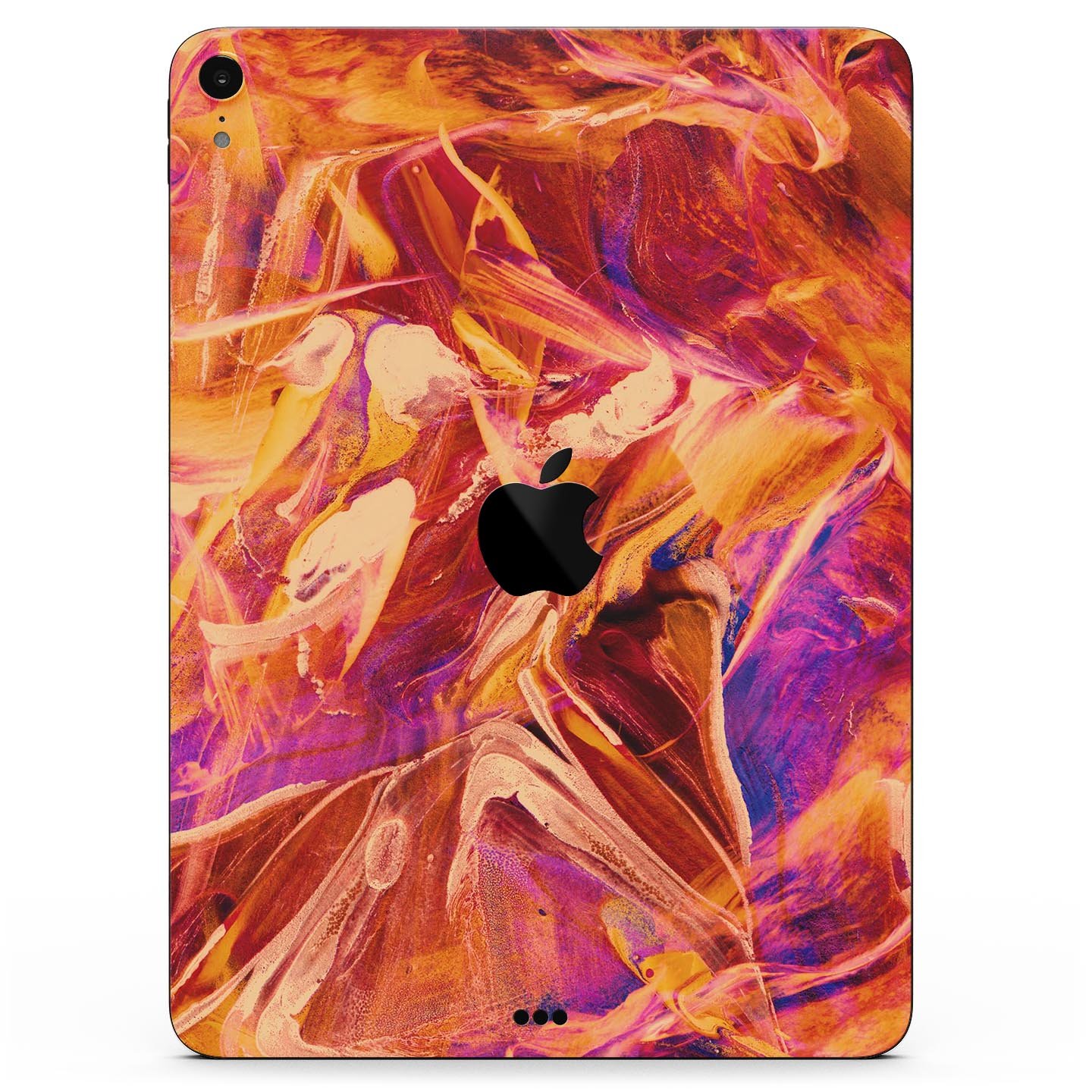 Liquid Abstract Paint Remix V60 full body skin decal for Apple devices, showcasing vibrant colors and premium 3M material.